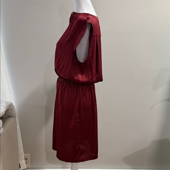 LOFT Burgundy Dress - Picture 3 of 6
